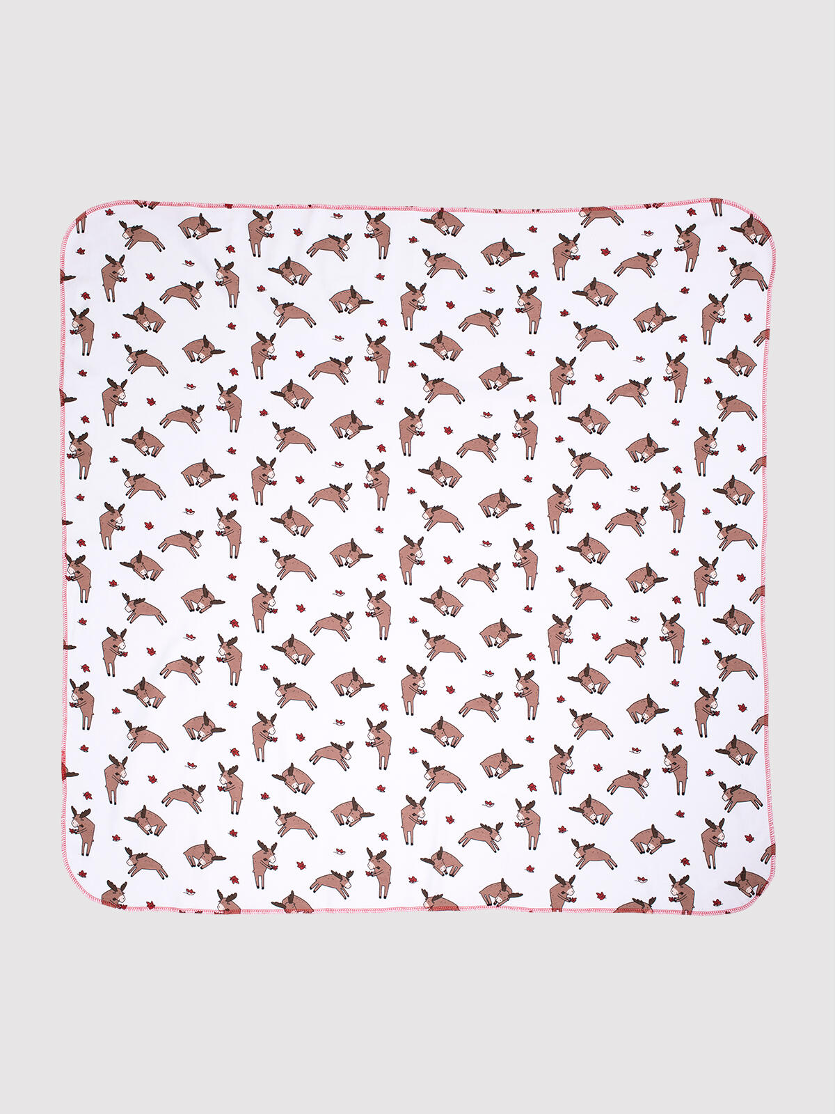 Moose AOP Baby Blanket