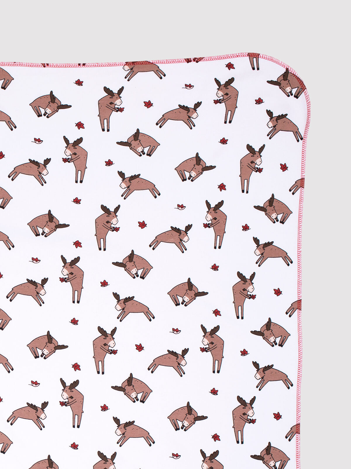 Moose AOP Baby Blanket