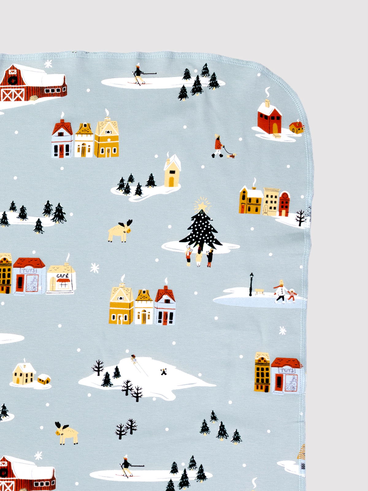 Christmas Scene Baby Blanket