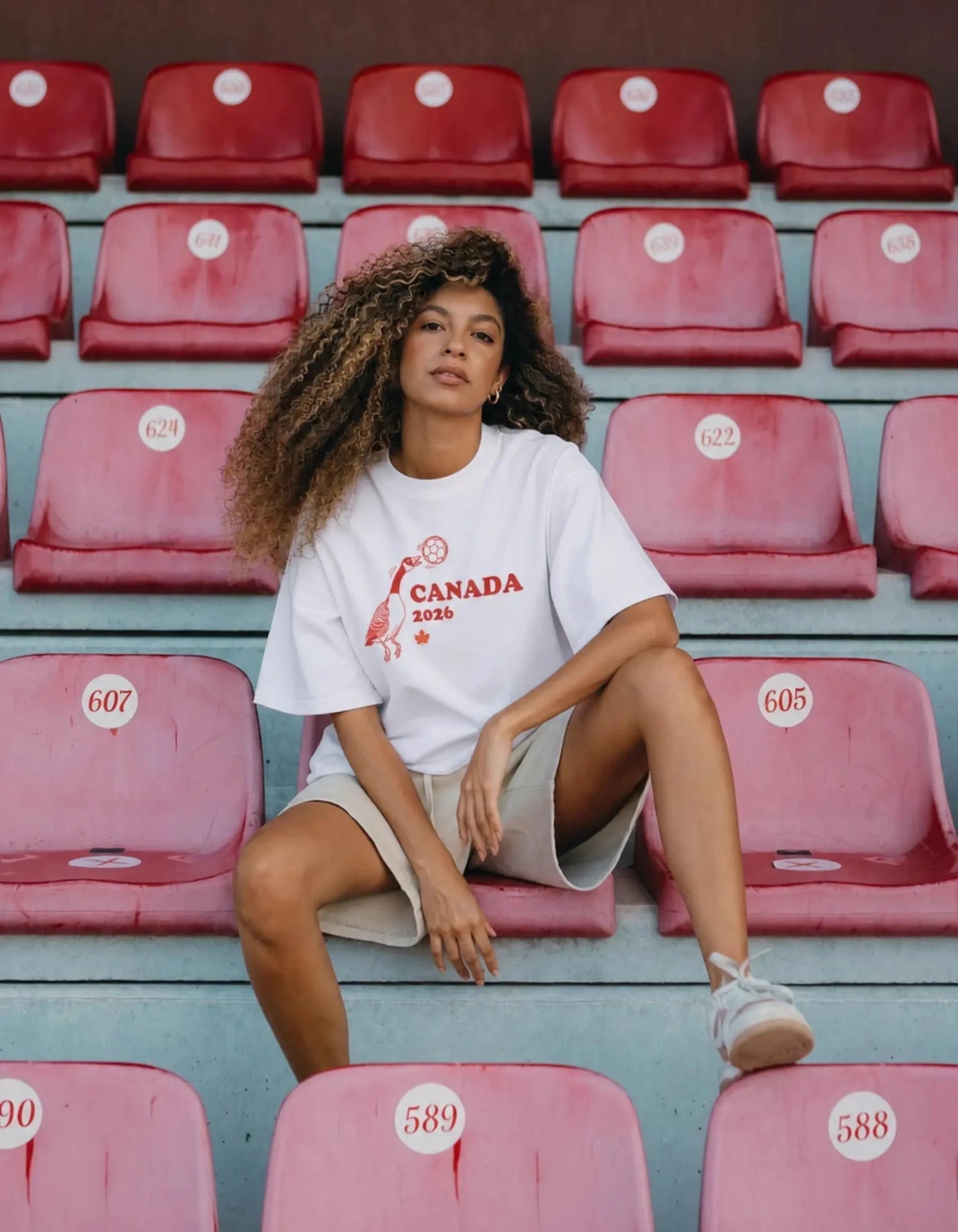 Canada Goose 2026 — Oversized White Tee - Millie + Moose