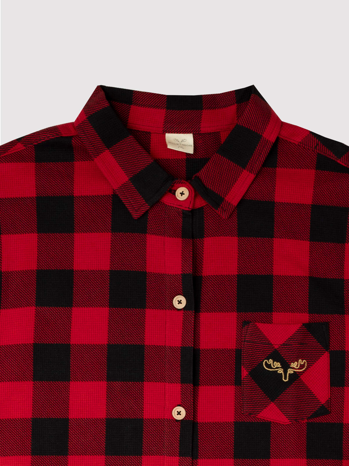 Buffalo Plaid Button Nightshirt
