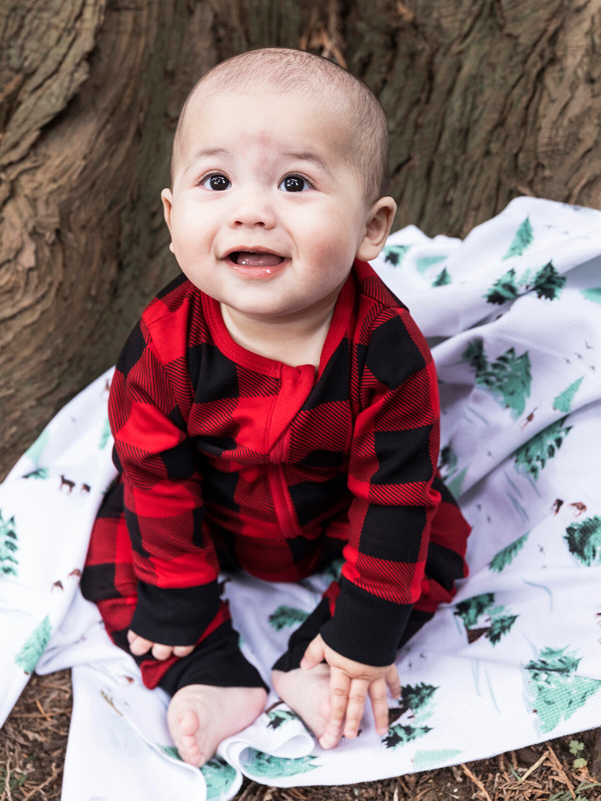 Buffalo Plaid Infant Onesie