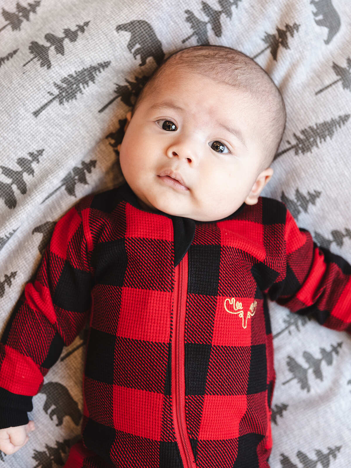 Buffalo Plaid Infant Onesie