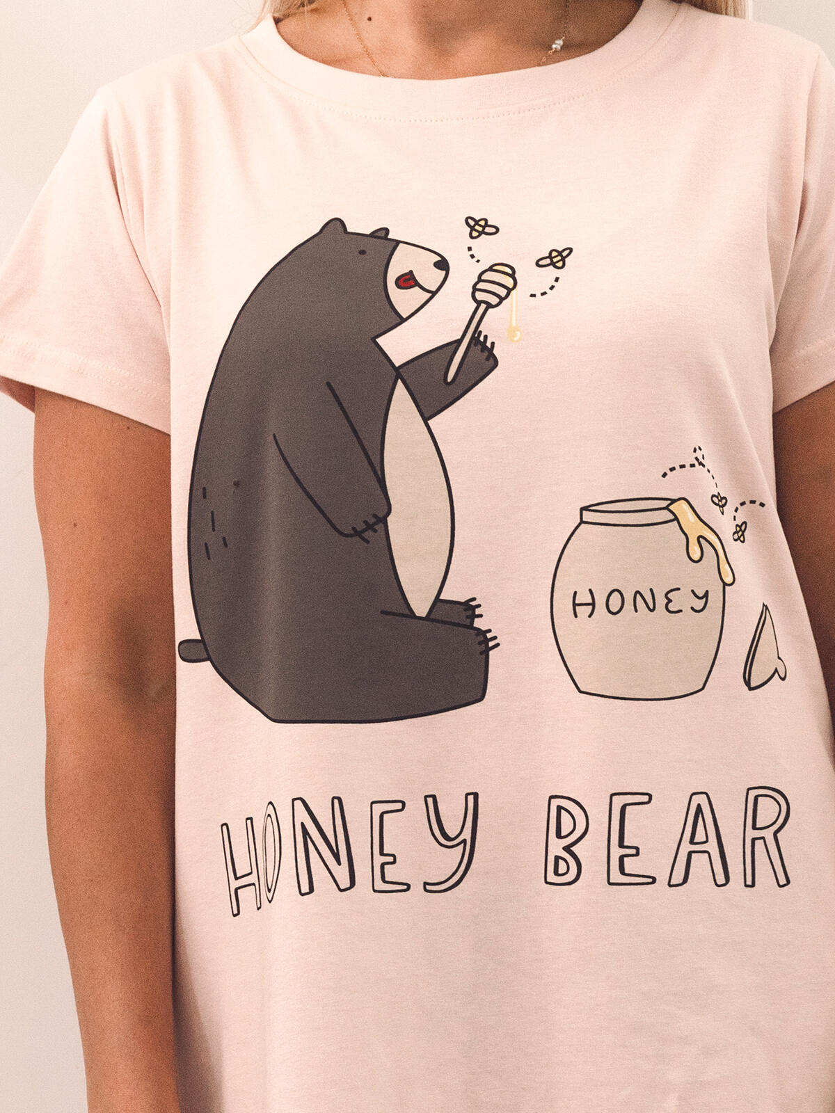 Honey Bear Ladies Nightshirt