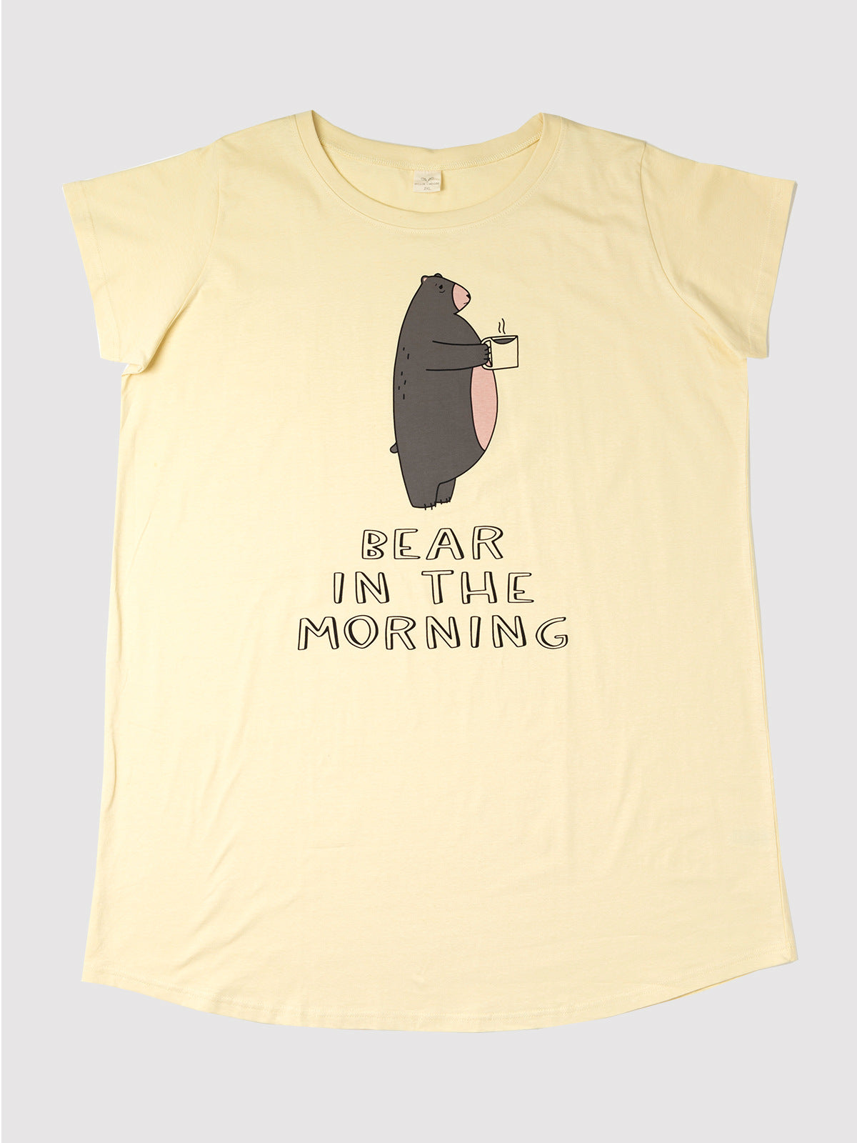 Bear In The Morning Ladies Nightshirt