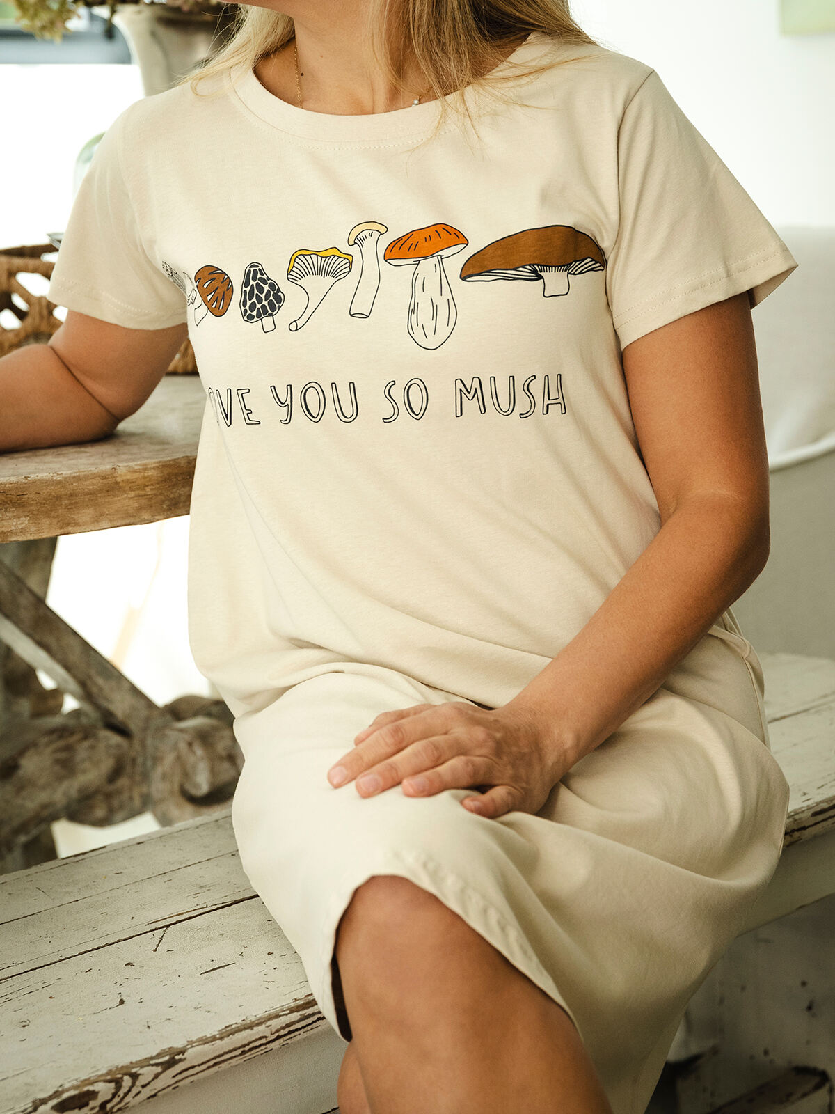 I Love You So Mush Ladies Nightshirt