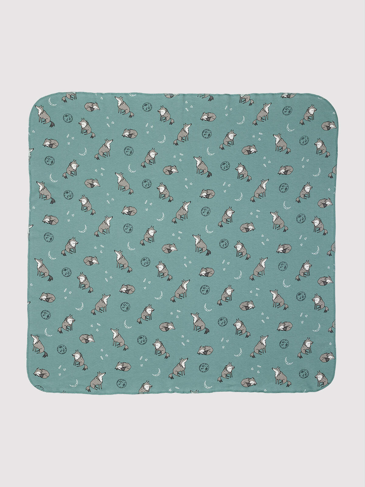 Moonlight Wolf Baby Blanket