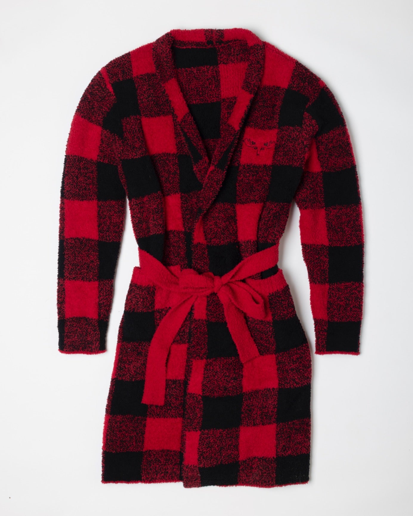 Plush Plaid Robe