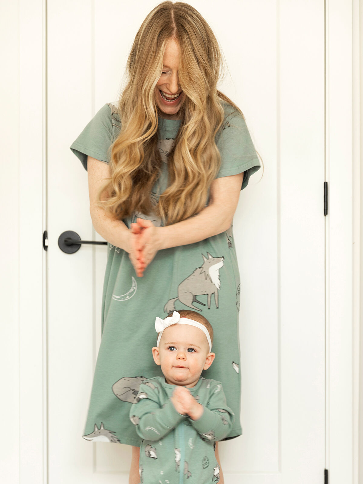 Moonlight Wolf Ladies Nightshirt
