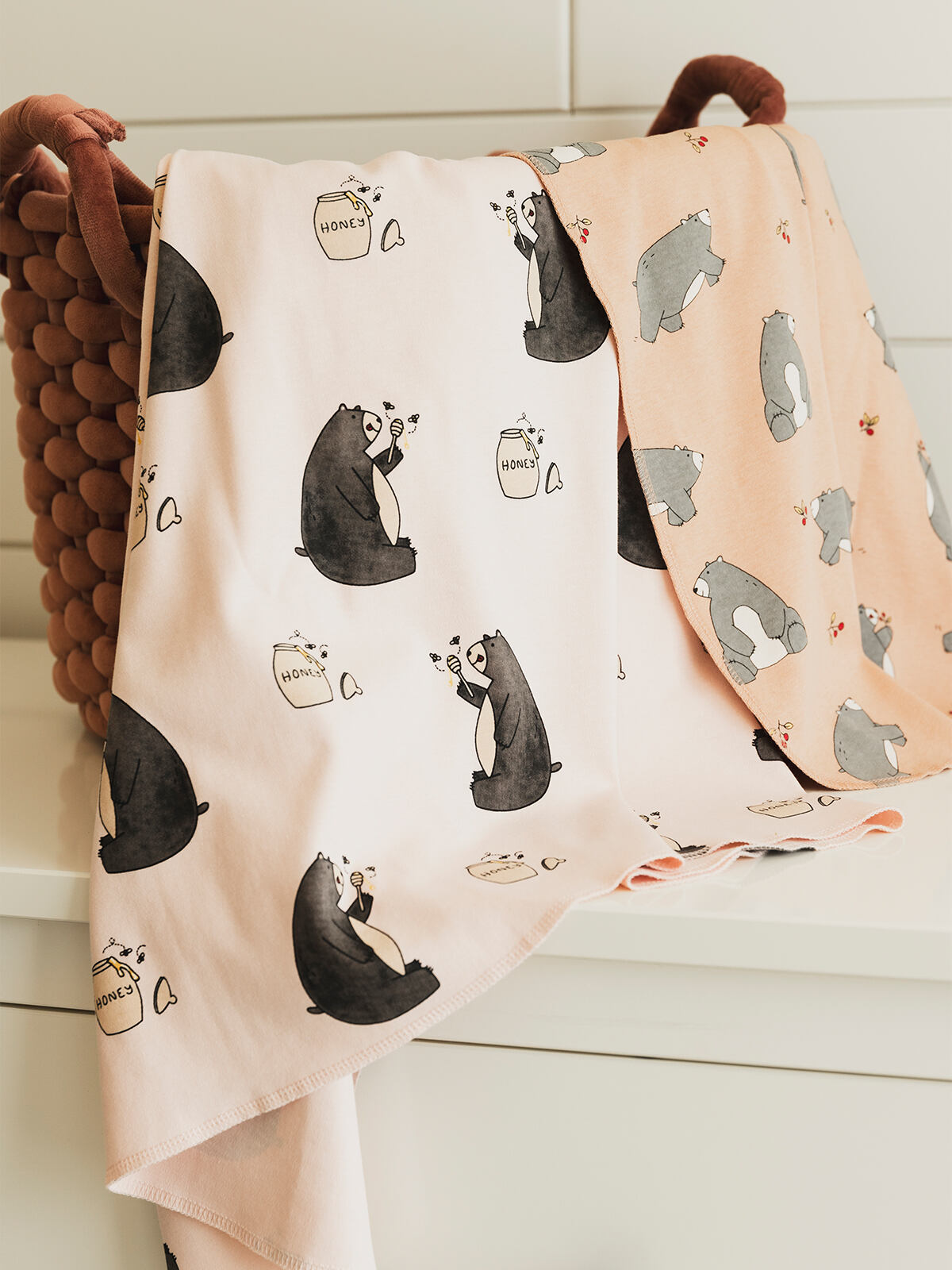 Honey Bear Baby Blanket