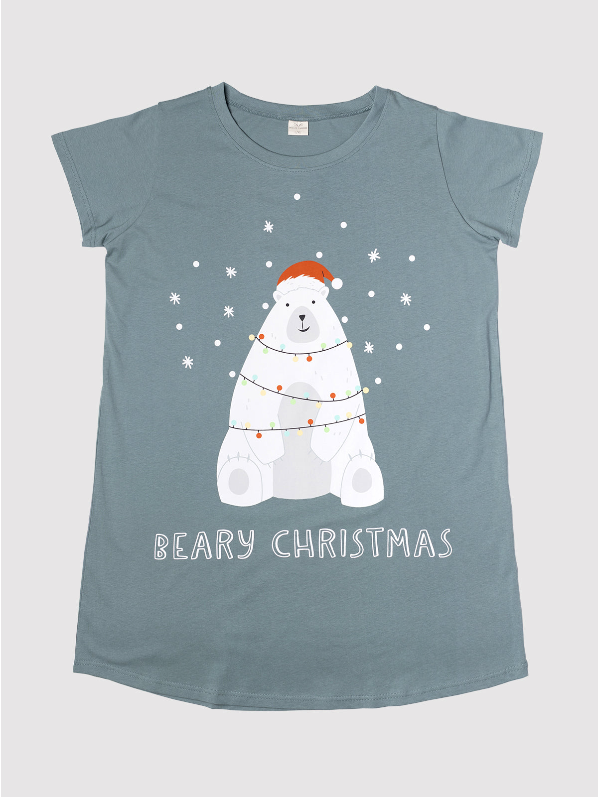 Beary Christmas Ladies Nightshirt