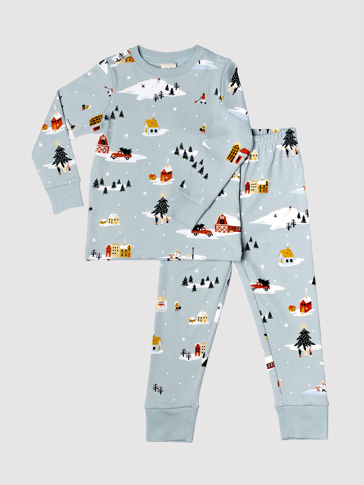 Christmas Scene Kids PJ Set
