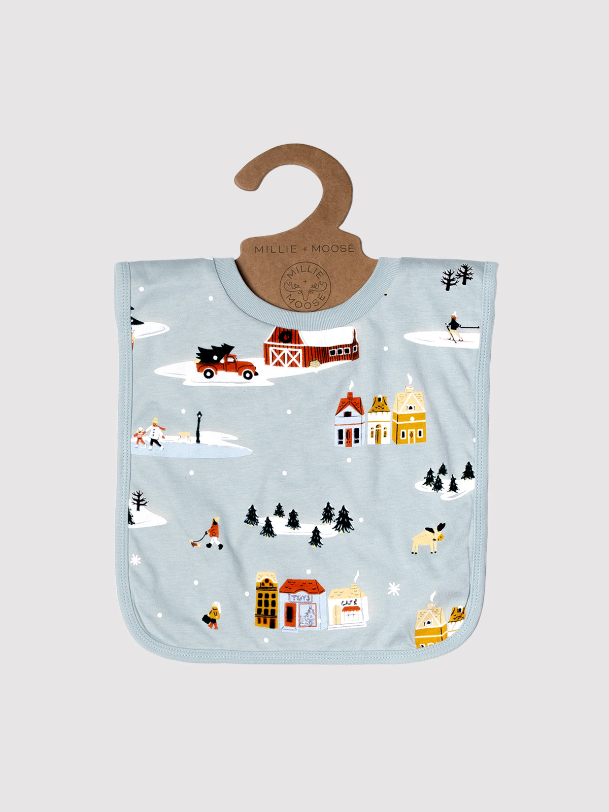 Christmas Scene Infant Bib