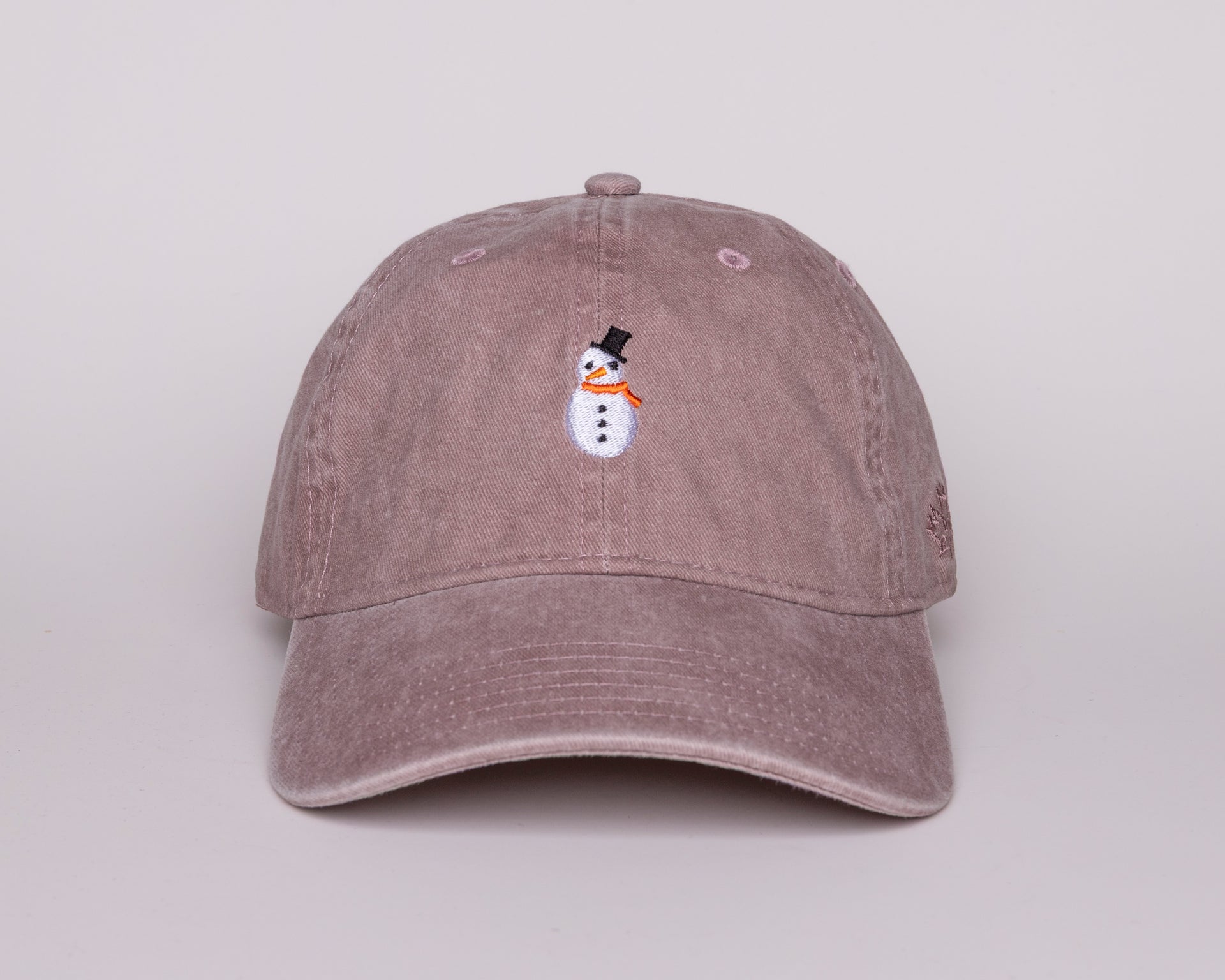 Snowman Hazy Pink Dad Hat
