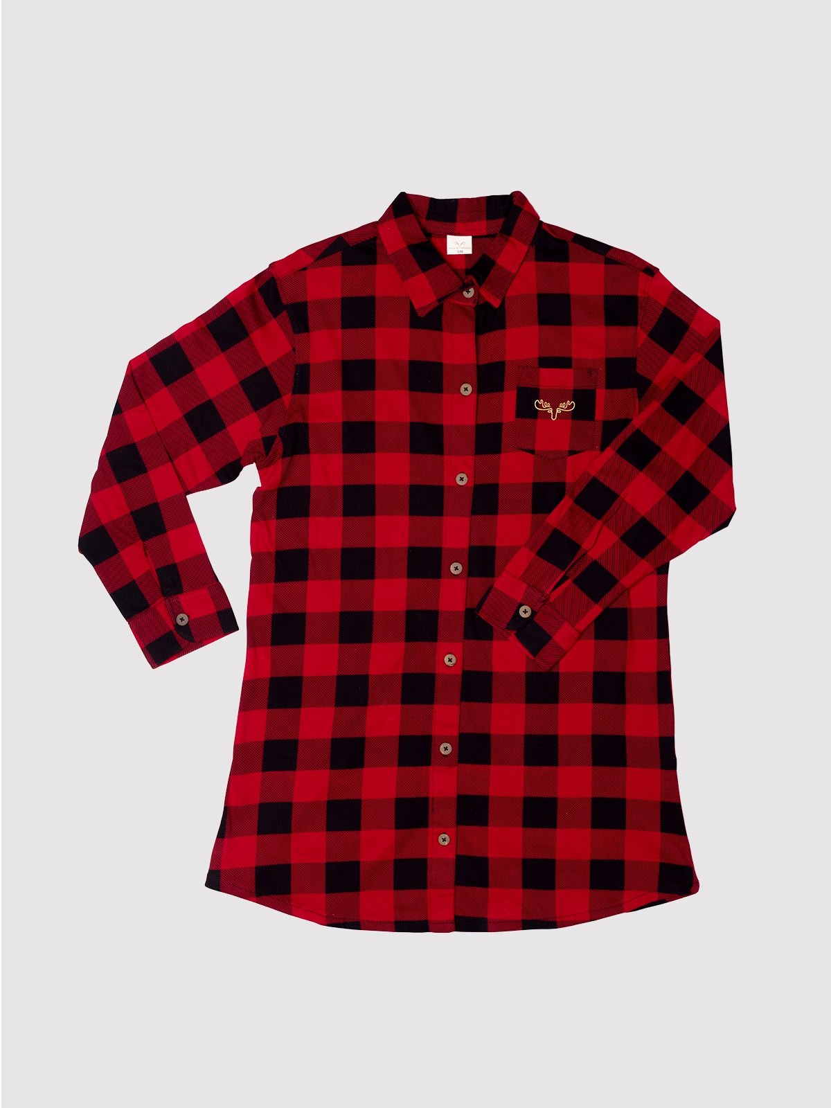 Buffalo Plaid Button Nightshirt