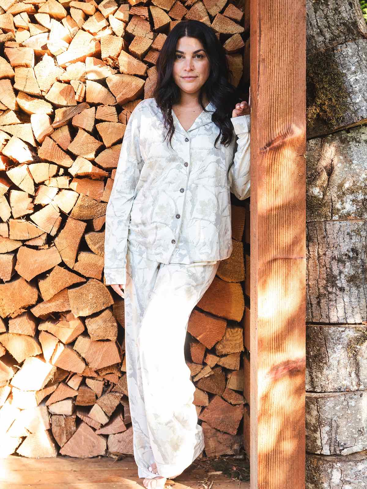 Misty Maple Woods - Ladies Pajama Set Pant