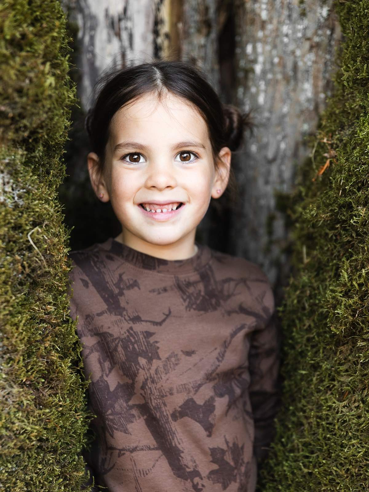 Deep Maple Woods Kids PJ Set - Millie + Moose