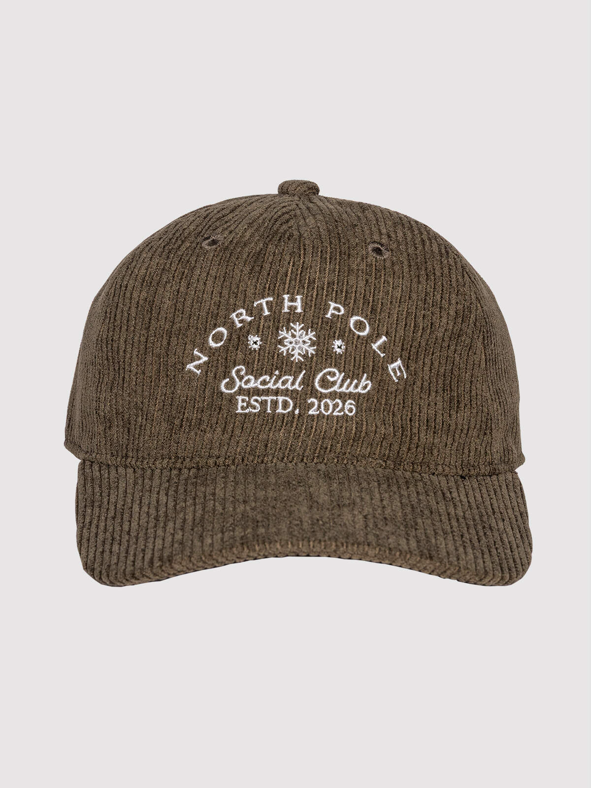 North Pole Social Club Corduroy Hat - Olive