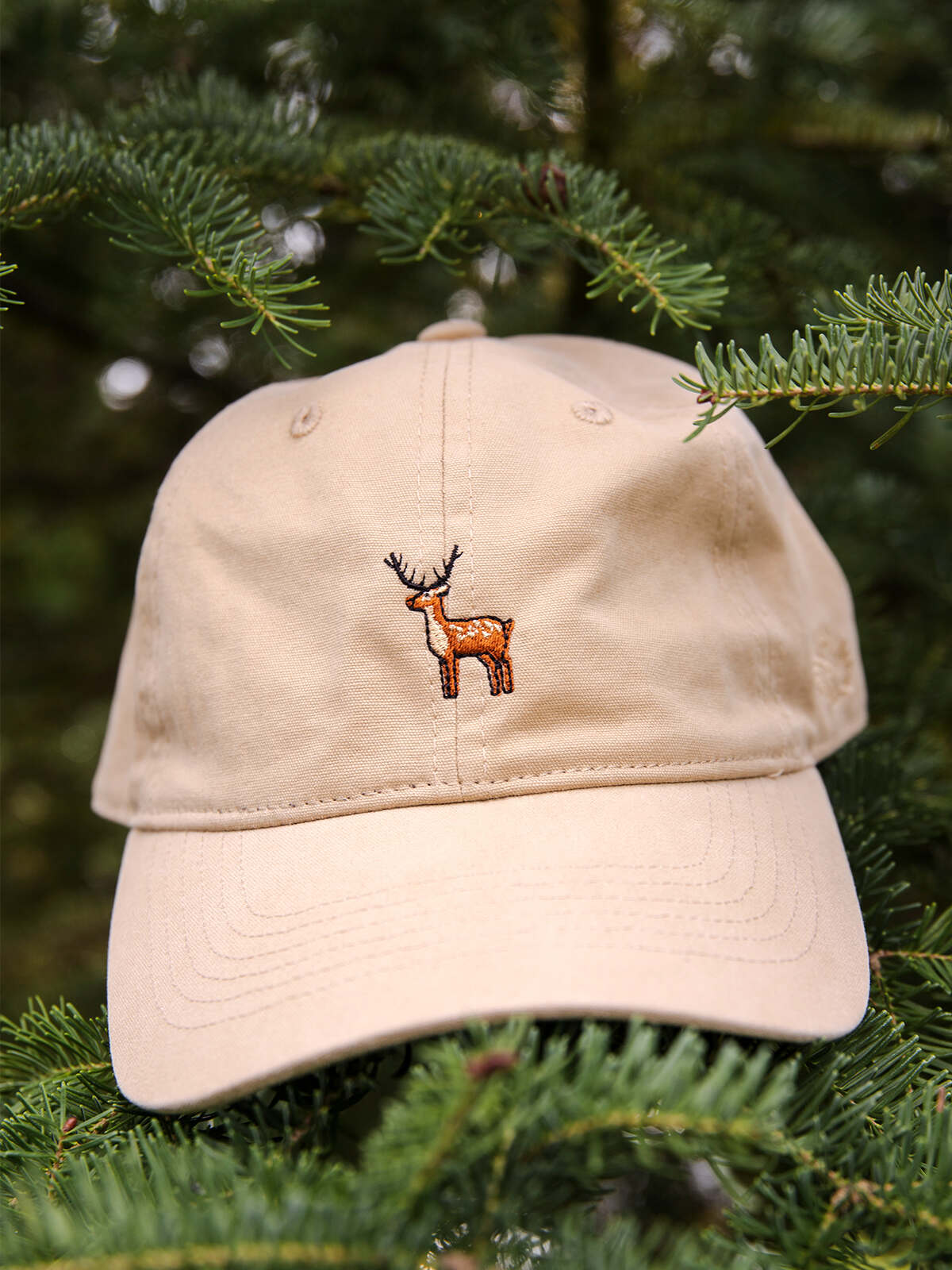 Reindeer Dad Hat - Khaki