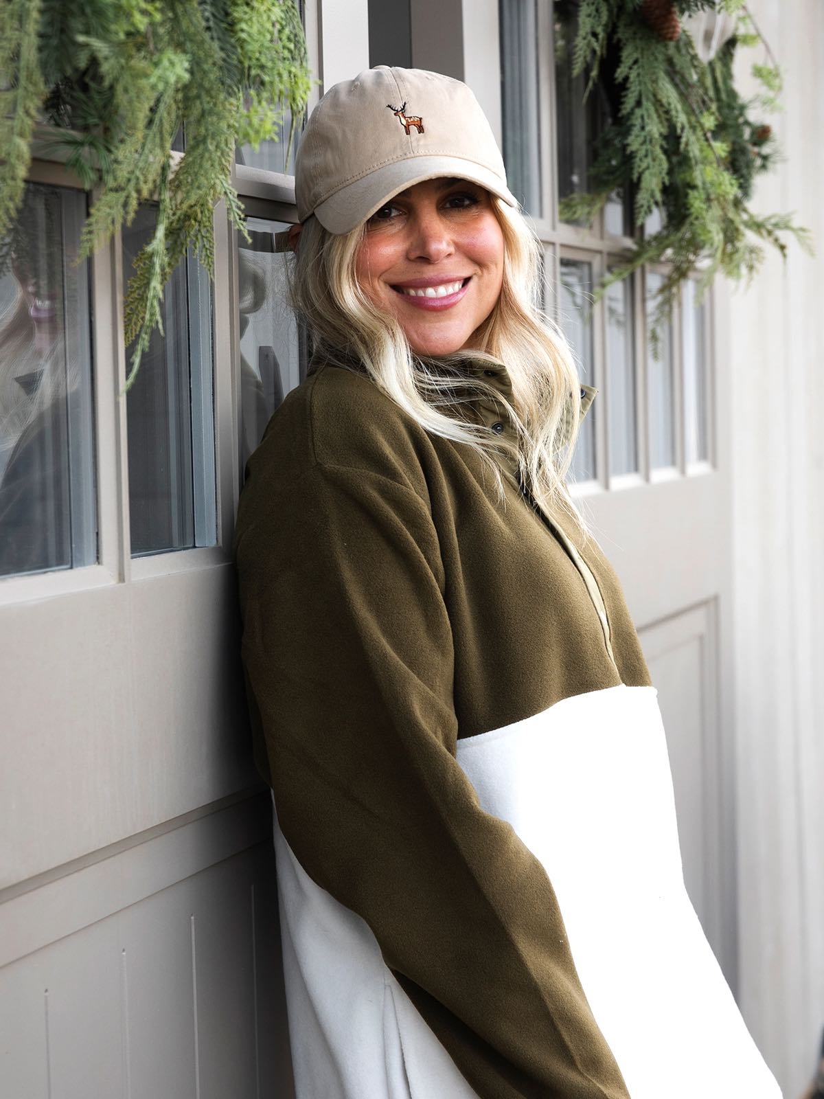 Reindeer Dad Hat - Khaki