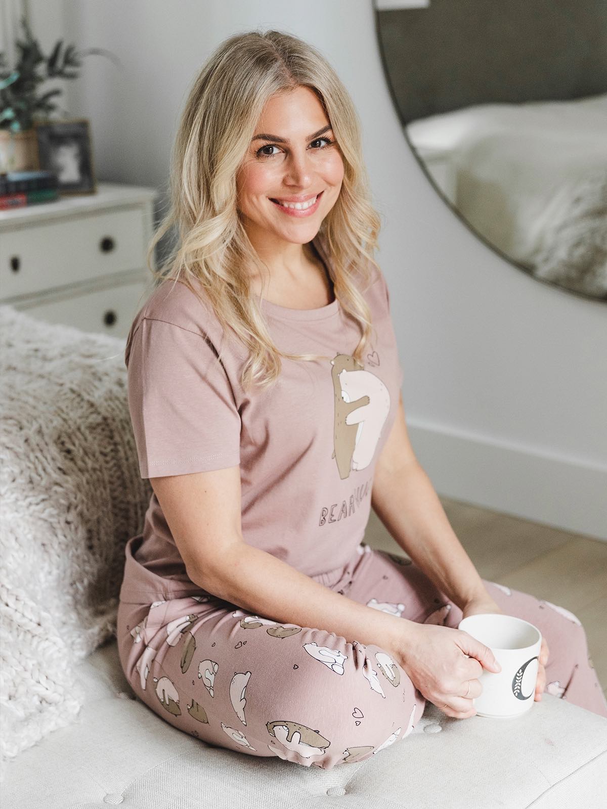 Bear Hug Pajama Set - Women