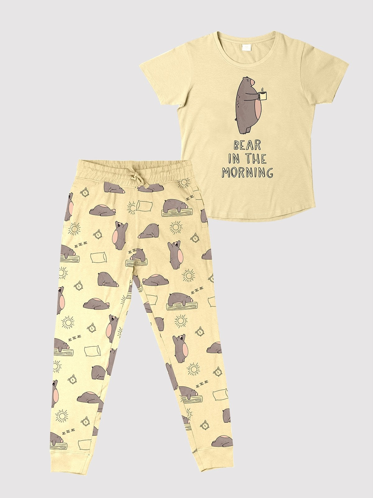 Morning Bear Pajama Set - Women