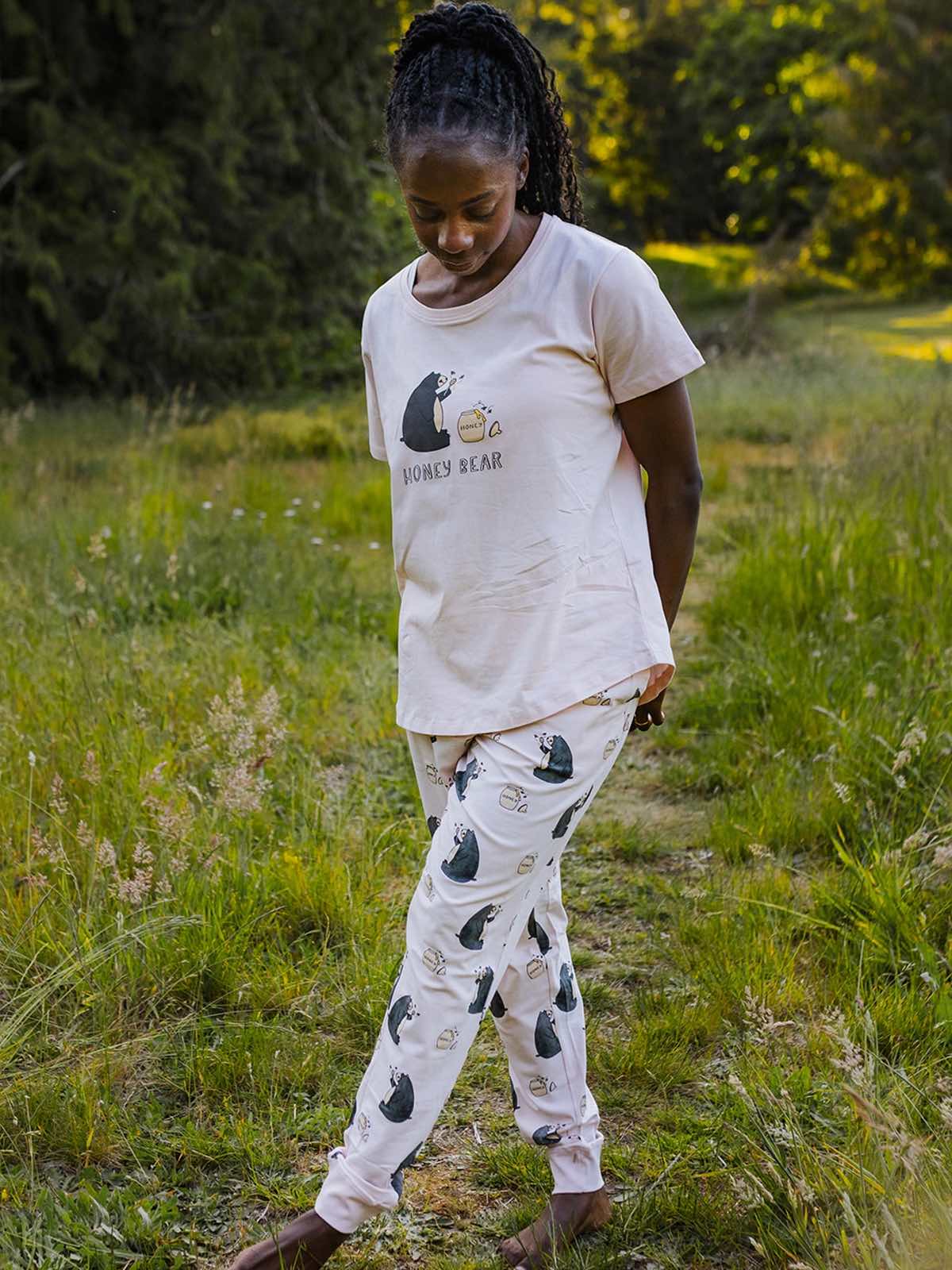 Honey Bear Pajama Set - Women