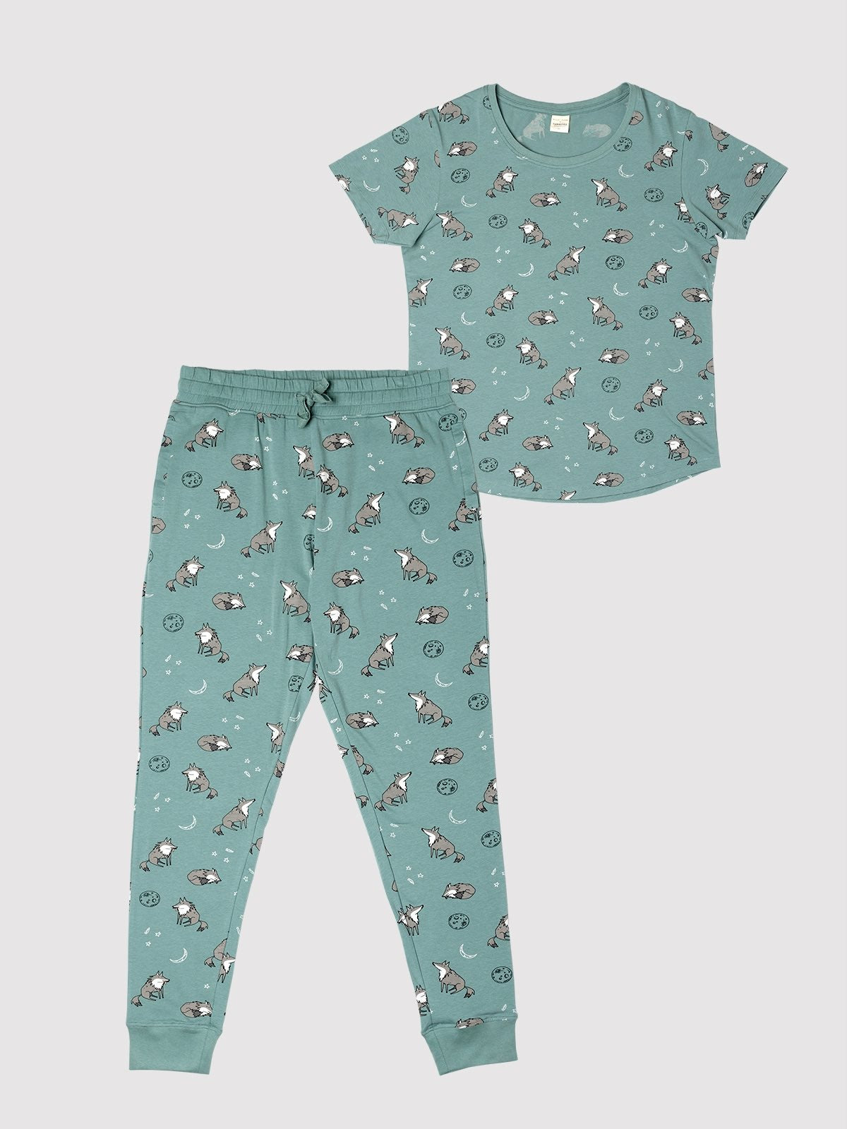 Moonlight Wolf Pajama Set - Women