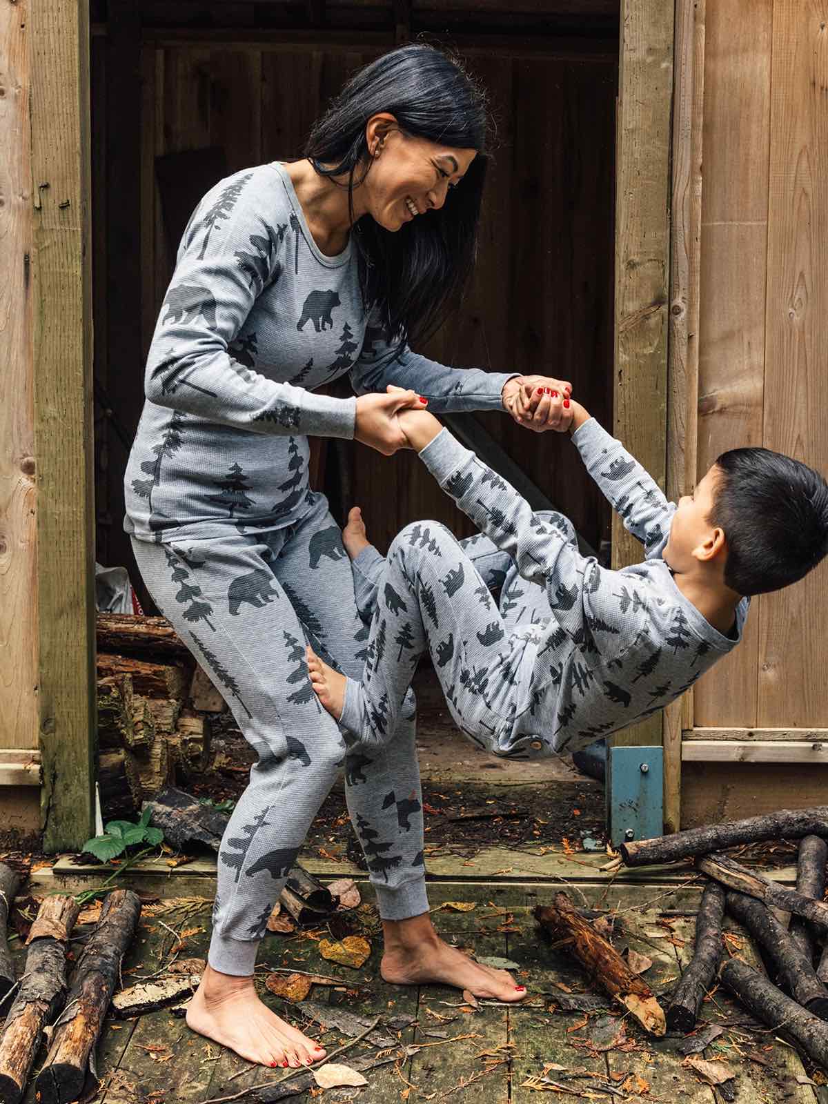 Nature Calling Long Sleeve Pajama Set - Women