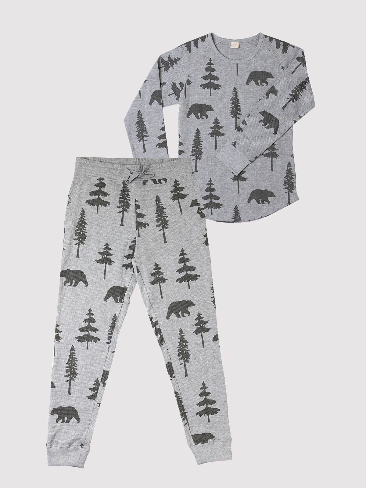Nature Calling Long Sleeve Pajama Set - Women