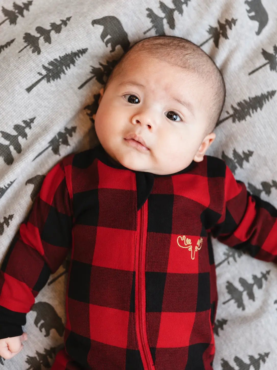 Buffalo Plaid — Infant Onesie - Millie + Moose