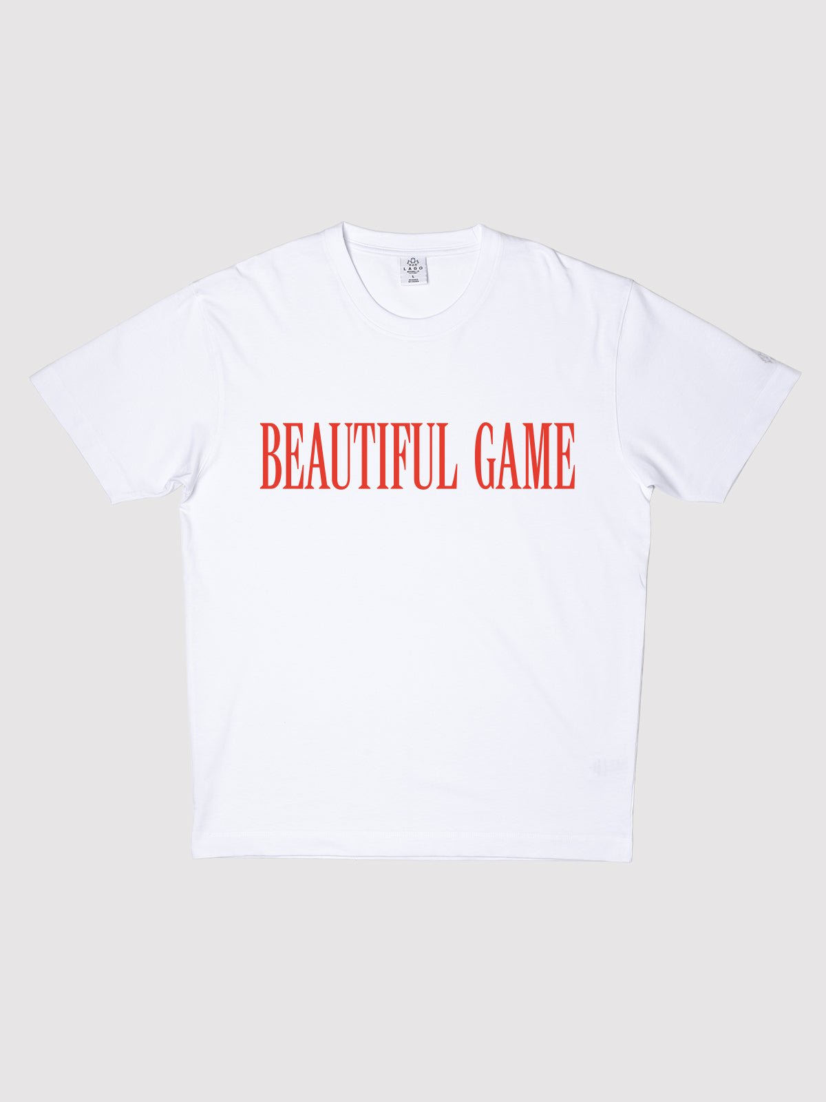Beautiful Game — Oversized White Tee - Millie + Moose