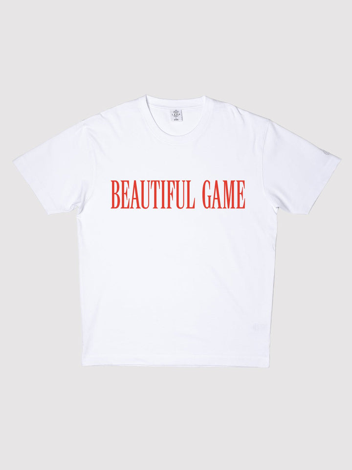 Beautiful Game — Oversized White Tee - Millie + Moose