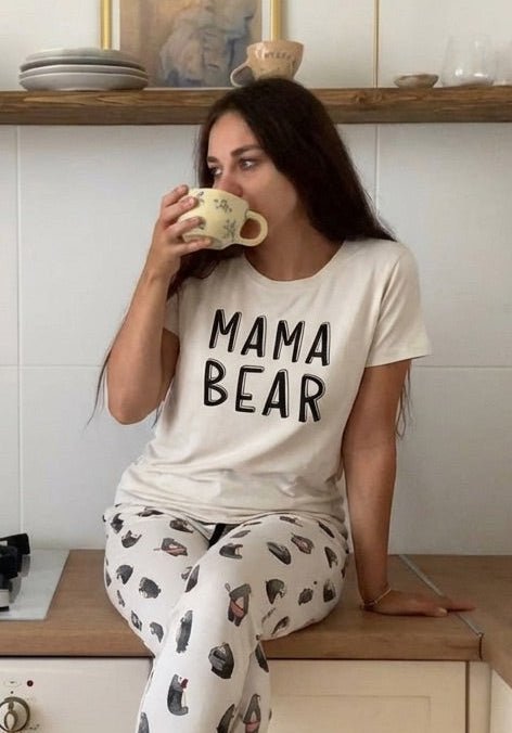 Mama Bear — Ladies Lounge T - Millie + Moose